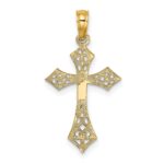 10K Filigree Cross Charm - Image 3