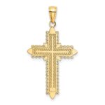 10K w/ Lace Border Cross Charm - Image 4