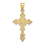 10K Crucifix W/ Fancy Edges Charm - Image 4