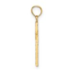 10k D/C Filigree Cross Pendant - Image 2