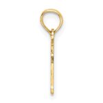 10K Polished and Engraved OY VEY Charm - Image 2