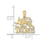 10K TAURUS Zodiac Charm - Image 3