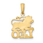 10K LEO Zodiac Charm - Image 4