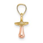 10k Two-Tone 3-D Pacifier Charm - Image 2