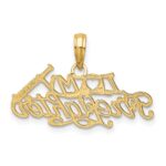 10k I LOVE MY FIREFIGHTER Charm - Image 4