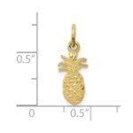10k Polished Pineapple Charm - Image 3