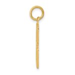 10k Large Polished Number 8 Charm - Image 2