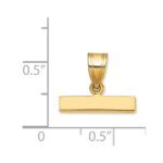 10ky Casted Large Polished Top Charm - Image 4