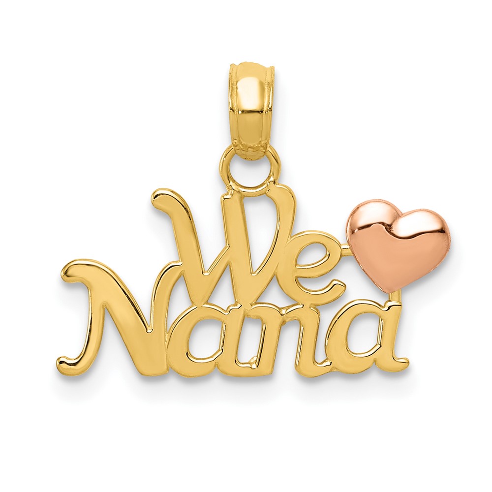 10M2171.jpg 10k Two-Tone We Love Nana Charm - Image 1