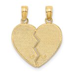 10K Enameled MOTHER - DAUGHTER Pendant - Image 3