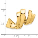 10K Fits up to 8mm Regular, 10mm Fancy Reversible Omega Slide - Image 4