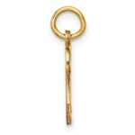 10ky Casted Small Diamond-cut Number 2 Charm - Image 2