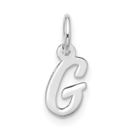 10kw Small Script Initial G Charm
