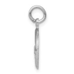 10k White Gold Claddagh Charm - Image 2