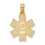 10K Medical Jewelry Symbol Pendant - Image 4