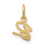 10KY Upper case Letter B Initial Charm - Image 3