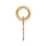 10KY Upper case Letter F Initial Charm - Image 2