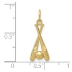 10k Baseball Bats & Ball Pendant - Image 3