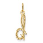 10k Yellow Gold Letter b Initial Charm - Image 3