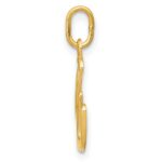 10k Yellow Gold Letter w Initial Charm - Image 2