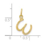 10k Yellow Gold Letter w Initial Charm - Image 4