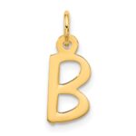 10k Large Slanted Block Initial B Charm