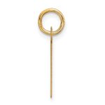 10k Large Slanted Block Initial I Charm - Image 2