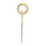 10k Large Slanted Block Initial Y Charm - Image 2