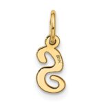 10k Small Script Initial S Charm - Image 3