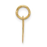 10k Small Script Initial W Charm - Image 2
