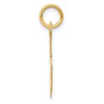 10k Large Fancy Script Letter K Initial Charm - Image 2