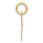 10k Small Script Initial F Charm - Image 2