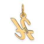 10k Small Script Initial H Charm - Image 4