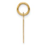 10k Small Script Initial P Charm - Image 2
