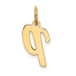 10k Small Script Initial P Charm - Image 4