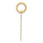 10K Medium Script Letter A Initial Charm - Image 2