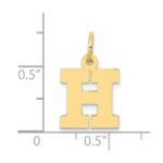 10k Small Block Initial H Charm - Image 3