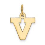 10k Small Block Initial V Charm - Image 4