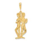10k Gemini Zodiac Charm - Image 4