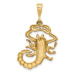10k Scorpio Zodiac Charm - Image 4