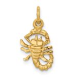 10k Scorpio Zodiac Charm