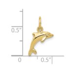 10k Dolphin Pendant - Image 3