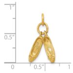 14K 3-D Ballet Slippers Charm - Image 4