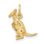 14k 3-D Kangaroo with Joey Charm - Image 3