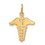 14k Caduceus Charm - Image 3