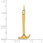14K 3-D Hammer Charm - Image 4