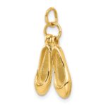 14K 3-D Ballet Slippers Charm - Image 4