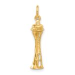 14k 3-D Seattle Space Needle Charm - Image 3
