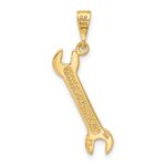 14k 3-D Wrench Charm - Image 3