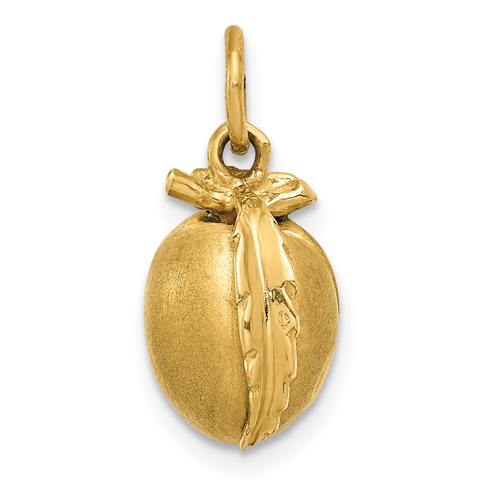 A4429.jpg 14k 3-D Peach Charm - Image 1